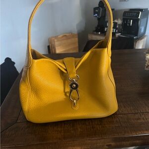 Yellow Dooney & Bourke Leather Women's Bag